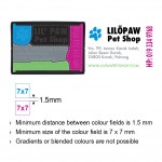 Multi Color Self Inking Stamp 4911 , 38x14MM